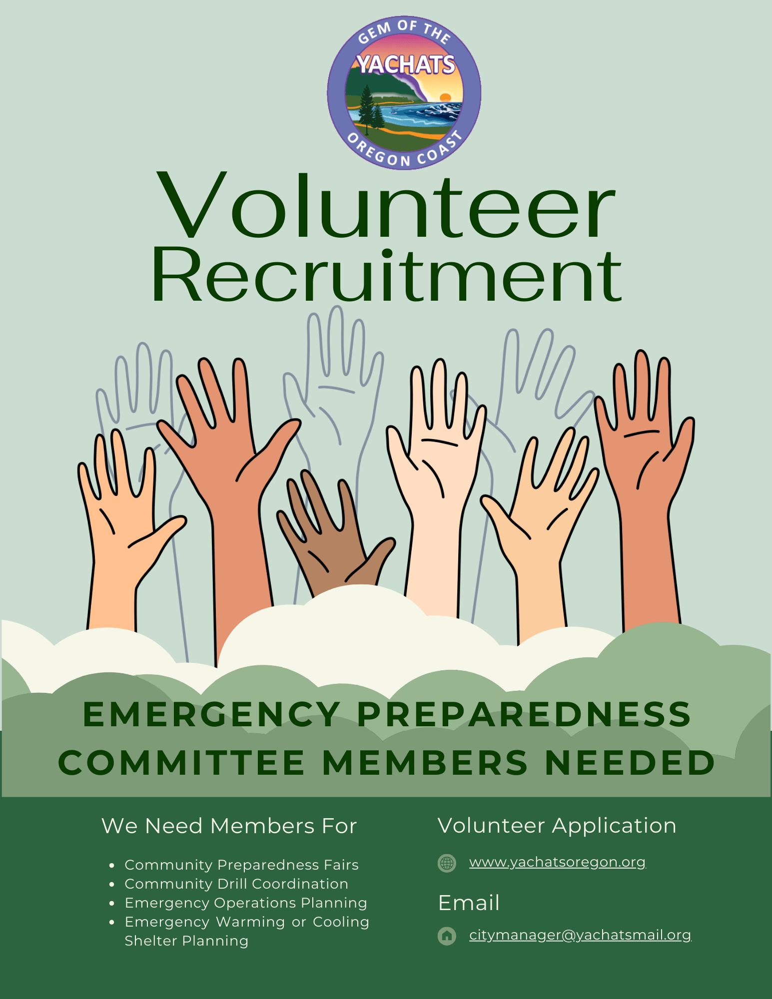 Emergency Preparedness Committee volunteer recruitment